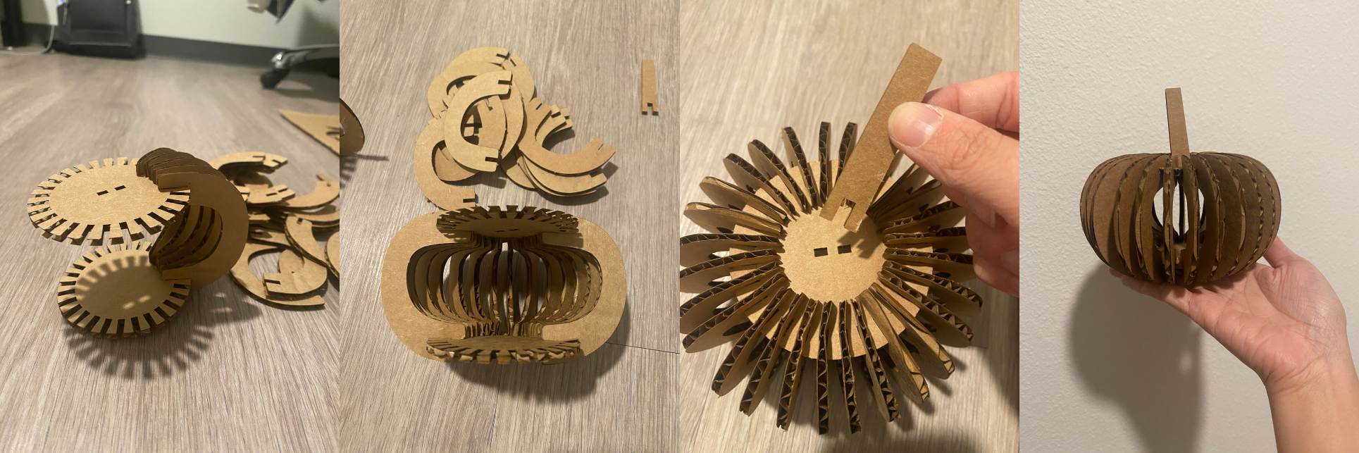 process of putting them together